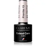 Claresa Extend Care 5 in 1 Provita podkladový lak pro gelové nehty s regeneračním účinkem odstín #3 5 g
