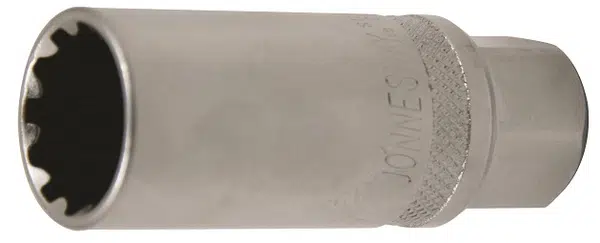 Hlavice na zapalovací svíčky, 3/8", 18mm, multiprofil - JONNESWAY S17H3418