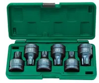 Sada zástrčných úderových hlavic Torx a XZN, 3/4", 6 kusů - JONNESWAY S64A6306S