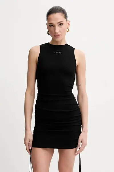 Šaty La Mania černá barva, mini, TASH.3