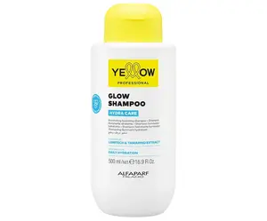 Rozjasňující hydratační šampon pro vlasy bez lesku Yellow Professional Hydra Care Glow Shampoo - 500 ml + dárek zdarma