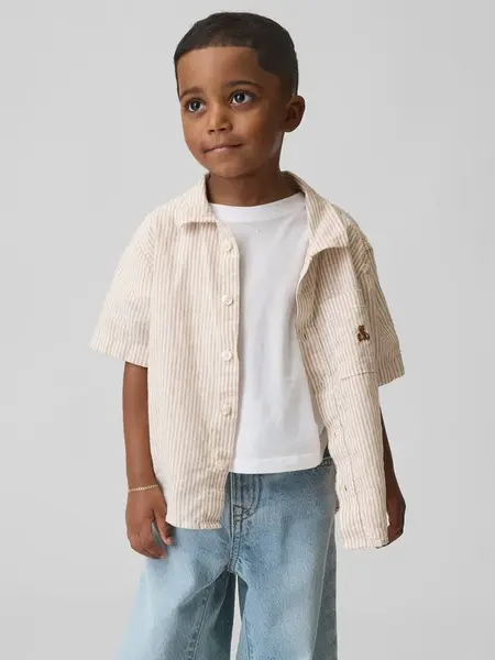 Dětská košile GAP Baby Linen