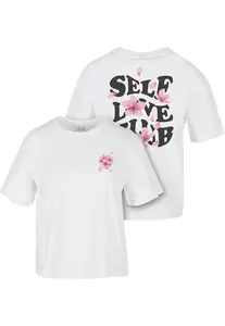 Bílé tričko Self Love Club