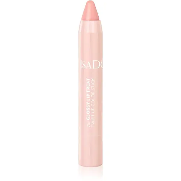 IsaDora The Glossy Lip Treat Twist Up Color hydratačný rúž odtieň 00 Clear Nude 3.3 g