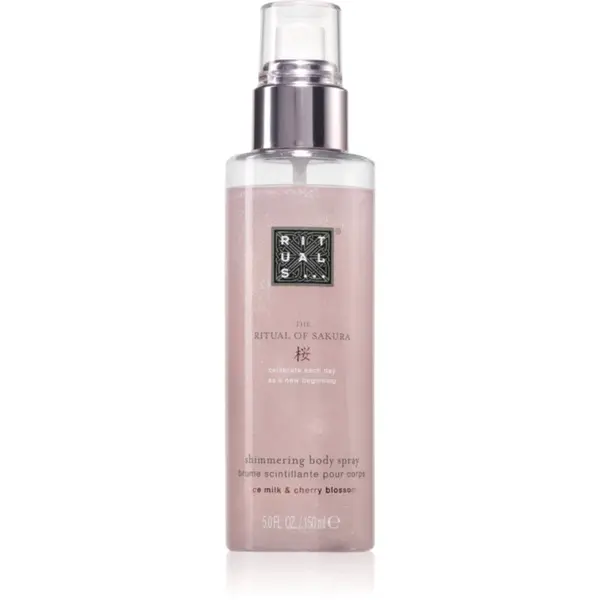 RITUALS The Ritual Of Sakura telový sprej s trblietkami 150 ml