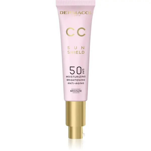 Dermacol CC Sun Shield CC krém s omlazujícím účinkem SPF 50 odstín Bronze 30 ml