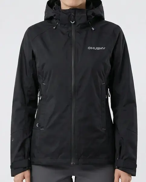 Husky Neoni L S, black Dámská hardshell bunda