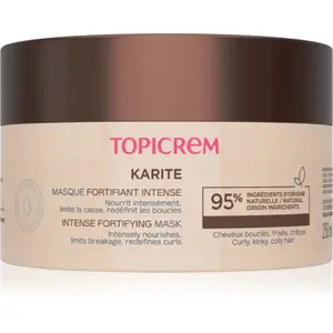 Topicrem KARITÉ Intense Fortifying Mask posilující maska pro vlnité a kudrnaté vlasy 250 ml