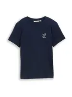 TOM TAILOR DENIM Tričko  námornícka modrá