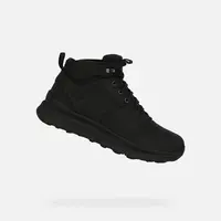 Geox Spherica X2 pánske čierne členkové topánky