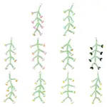 10 Colors Handmade Glass Seed Beaded Flower Pendants