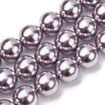 Electroplated Shell Pearl Beads Strands