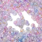 Transparent Crackle Acrylic Beads