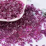 Baking Paint Glass Round Bugle Beads