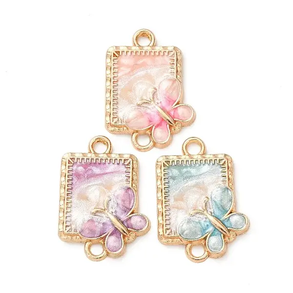 Alloy Enamel Links Connector Charms
