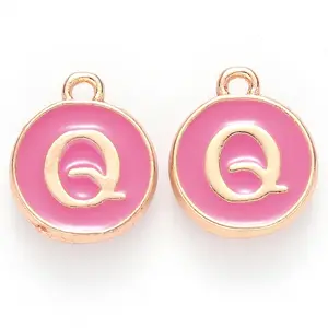 Golden Plated Alloy Enamel Charms