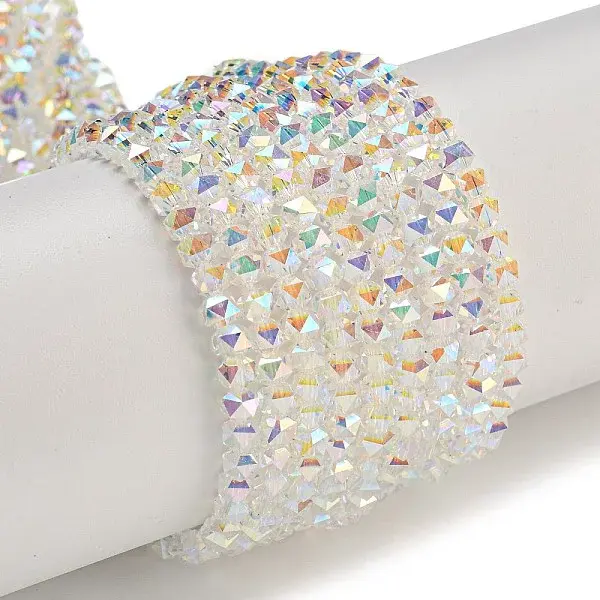 Electroplate Glass Beads Strands