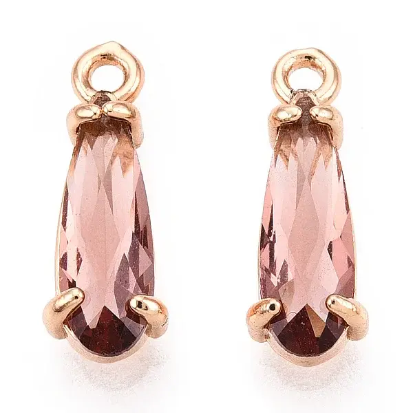 Faceted Glass Pendants