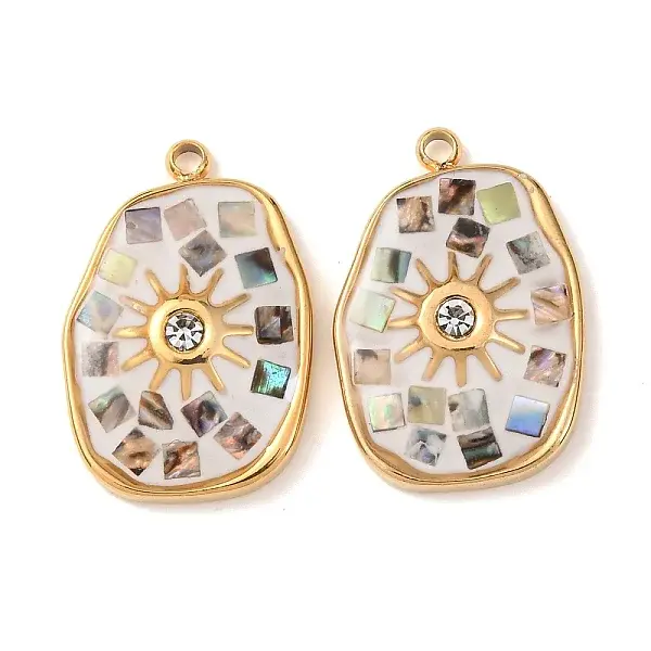 304 Stainless Steel Enamel Pendants