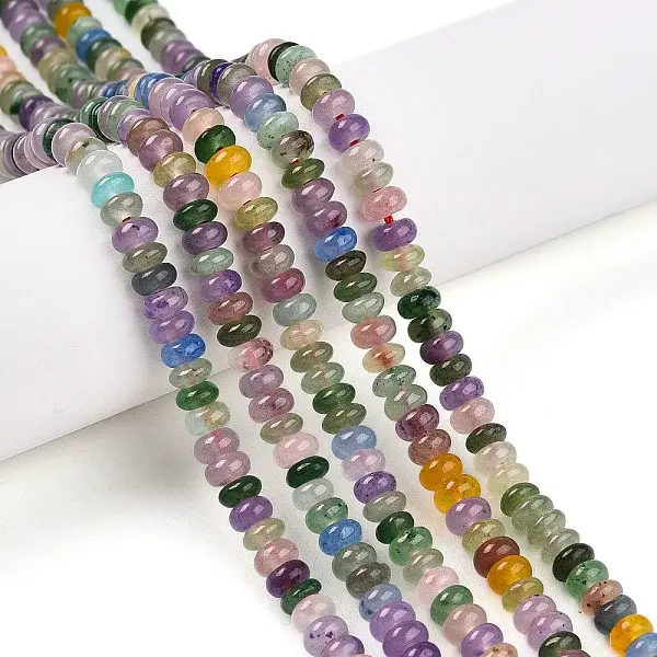 Dyed Natural White Jade Beads Strands