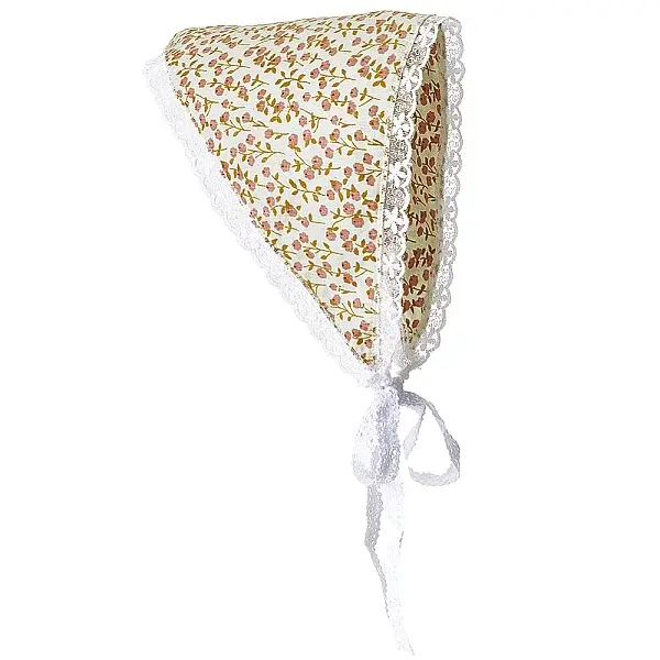 Flower Decor Lace Triangle Bandanas