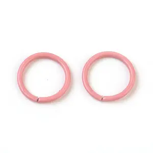 Spray Painted Iron Open Jump Rings