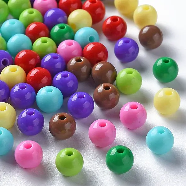 Opaque Acrylic Beads