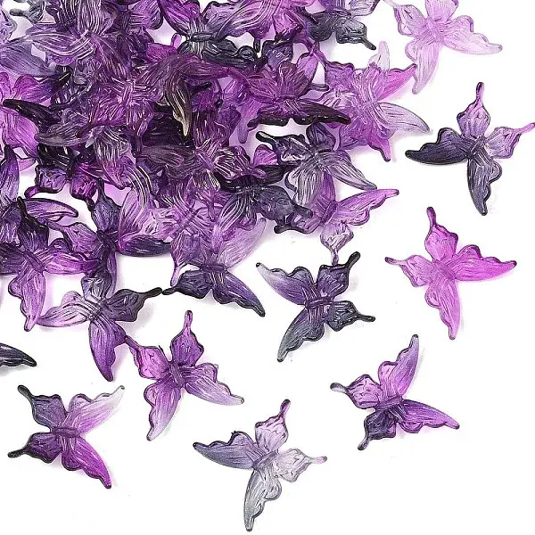 50Pcs Transparent Acrylic Beads