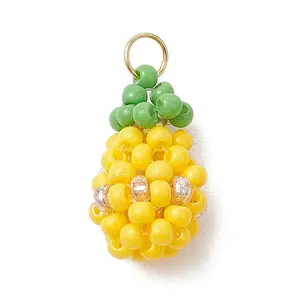 Glass Seed Beaded Pendants