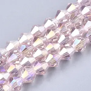Electroplate Glass Beads Strands
