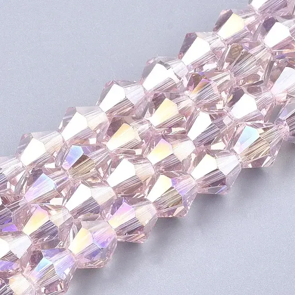 Electroplate Glass Beads Strands