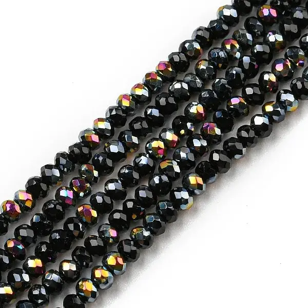 Electroplate Glass Beads Strands
