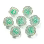 UV Plating Rainbow Iridescent Acrylic Beads