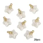 20Pcs Luminous Glass Pendants