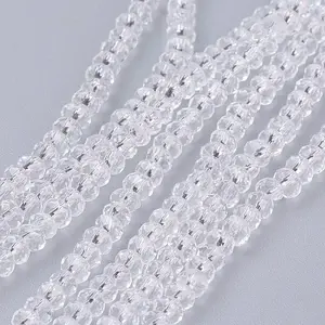 Transparent Glass Beads Strands