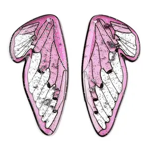 Epoxy Resin Big Wing Pendants