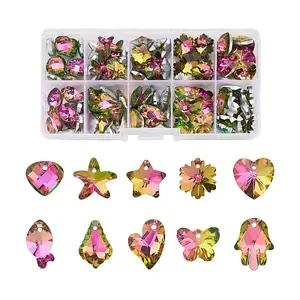 Glass Rhinestone Pendants