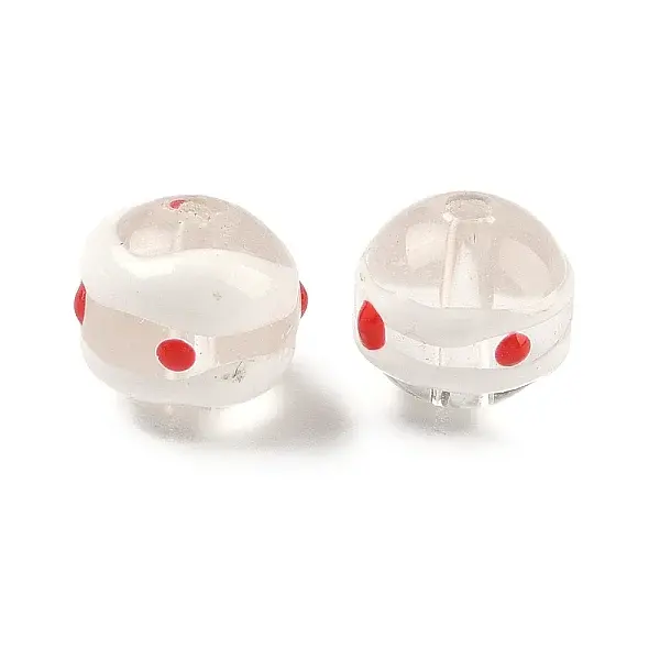 Transparent Glass Enamel Beads