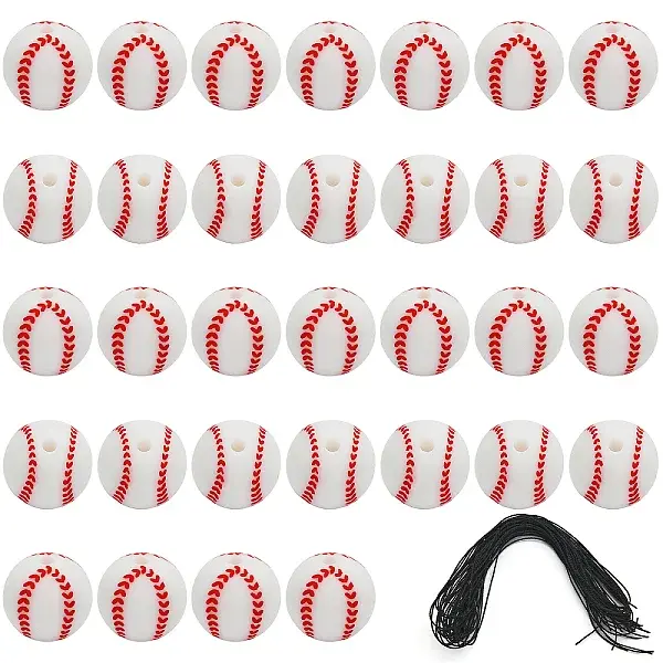DIY Baseball Shape Beaded Bracelet Making Kit
