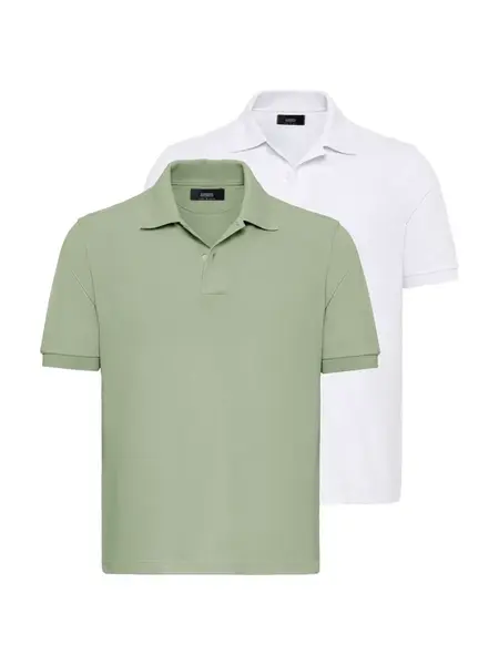 Antioch Tričko  mätová / biela