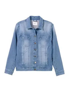 SHEEGO Prechodná bunda  modrá denim