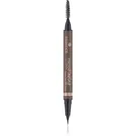 essence Microblading tužka na obočí se štětečkem odstín 04 Dark Brown 0.6 ml