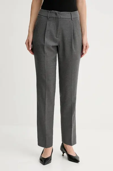 Kalhoty s vlnou Weekend Max Mara CALDAIA