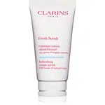 Clarins Fresh Scrub Refreshing Cream Scrub krémový peeling pro výživu pleti a udržení její přirozené hydratace 50 ml
