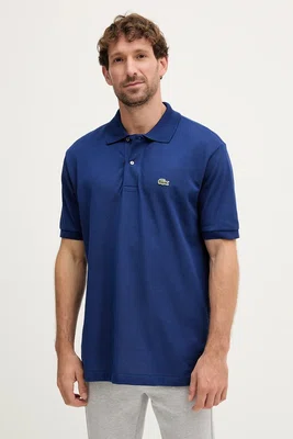 Bavlněné polo tričko Lacoste zelená barva