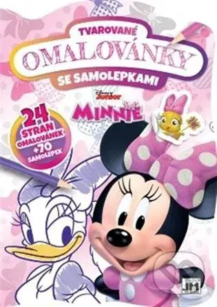 Tvarované omalovánky se samolepkami - Minnie - kniha z kategorie Omalovánky