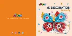 3D dekorace - velká Motýl - puzzle z kategorie 3D puzzle