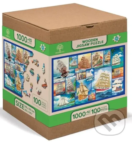 Plachetnice, dřevěné,Plachetnice, dřevěné - puzzle z kategorie Ostatné