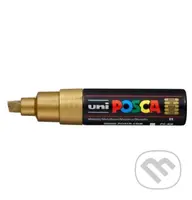 Posca akrylový popisovač PC-8K, 8 mm, zlatá (se širokým, seříznutým hrotem)
