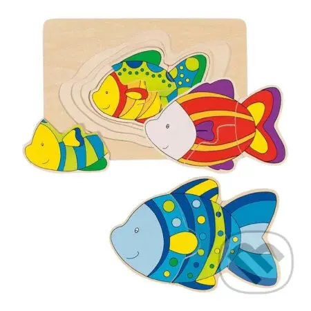 Puzzle - Ryba (4 vrstvy) - puzzle z kategorie Maxi dílky